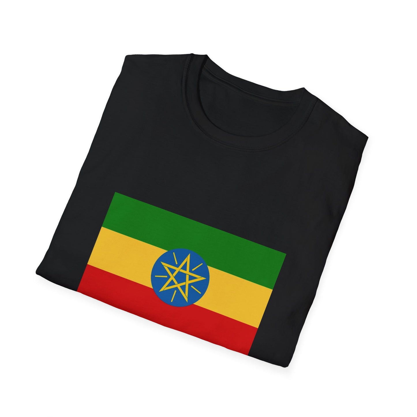 Unisex Softstyle T-Shirt -- Ethiopia Federal Flag