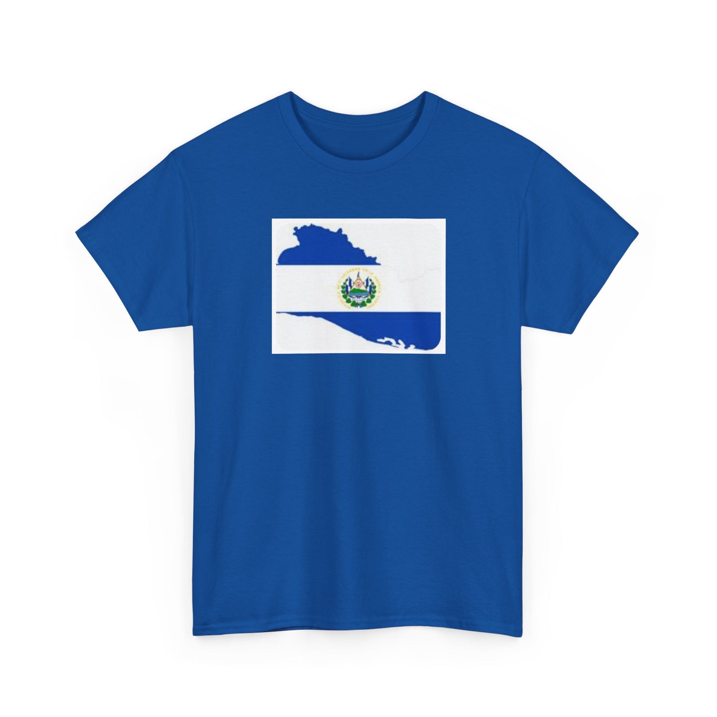 Unisex Heavy Cotton Tee -- el Salvador flag and map