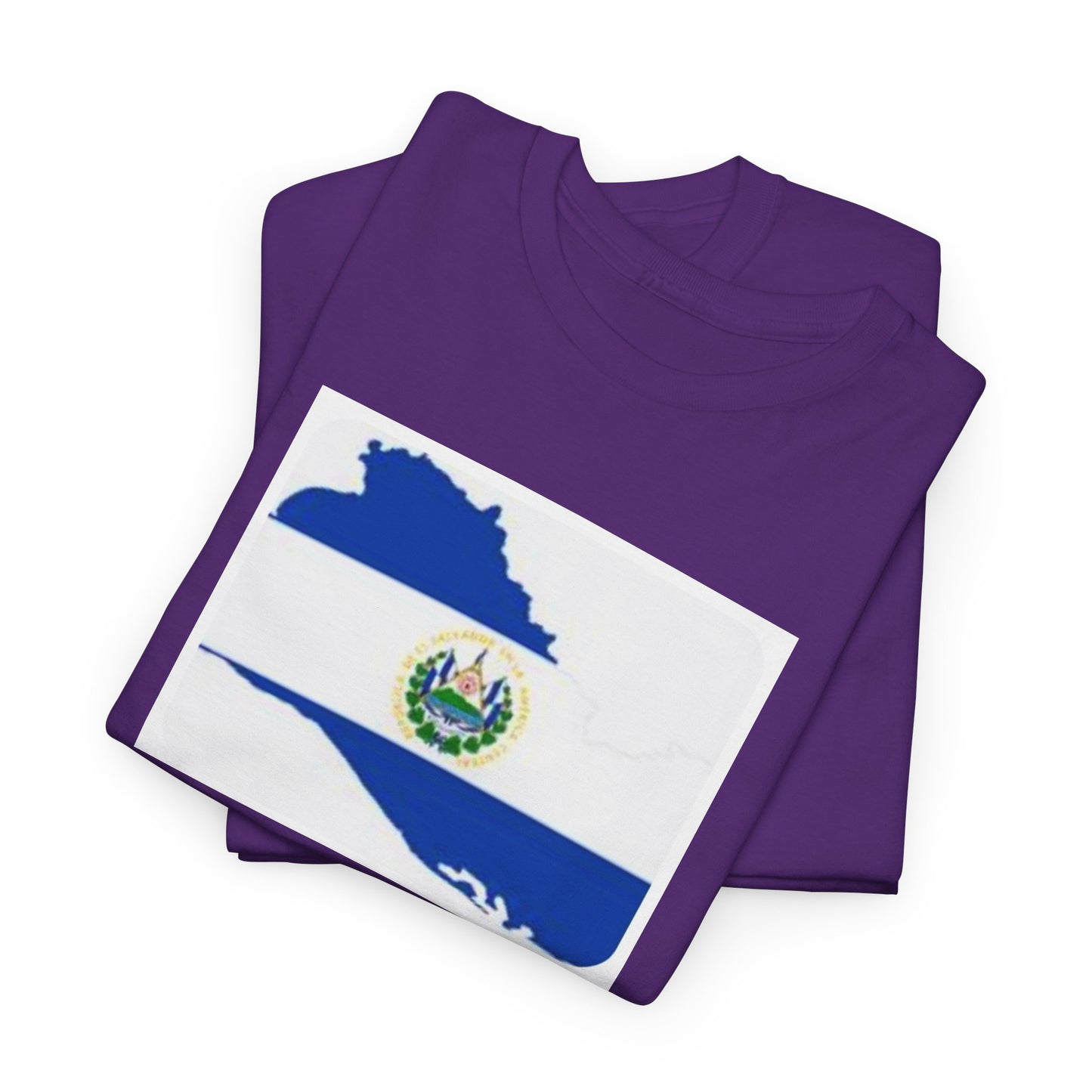 Unisex Heavy Cotton Tee -- el Salvador flag and map