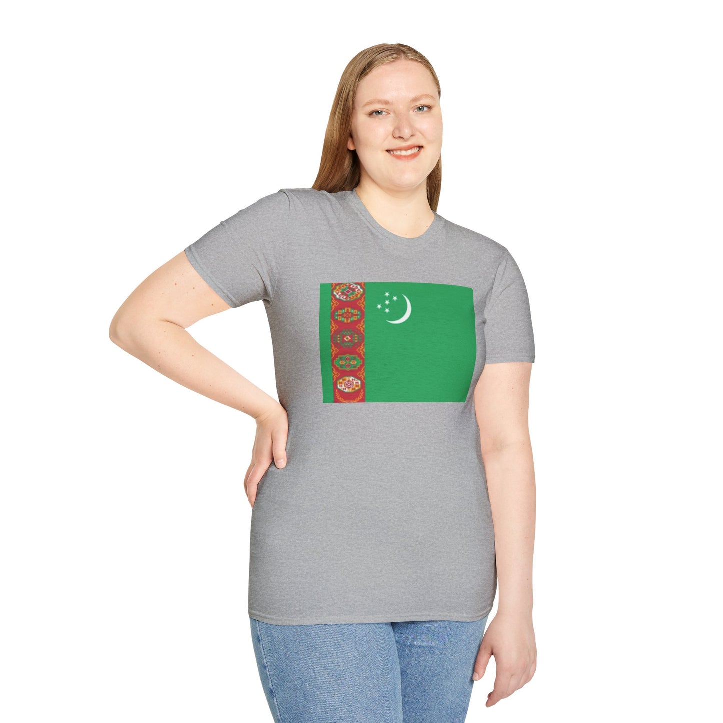 Unisex Softstyle T-Shirt -- Turkmenistan
