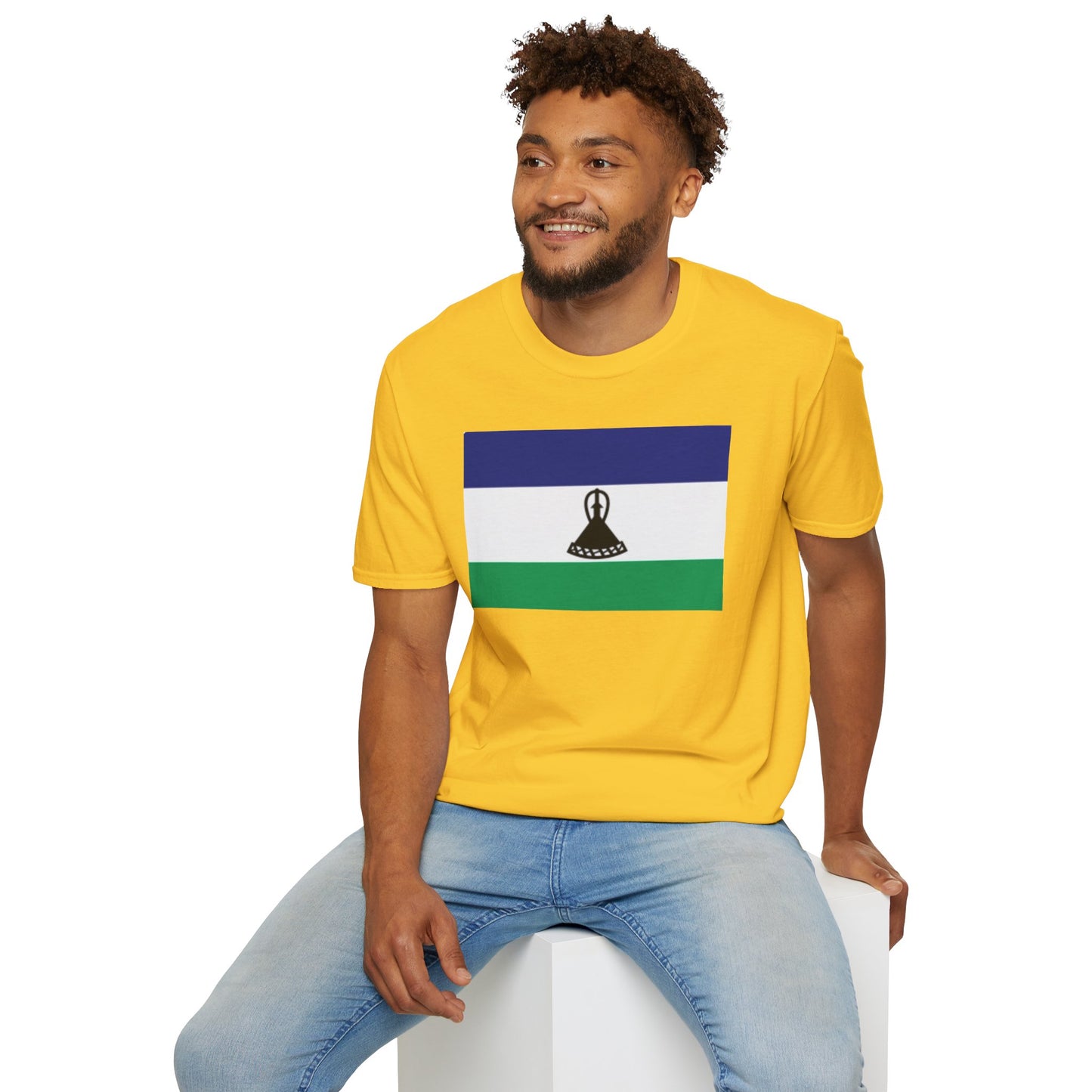 Unisex Softstyle T-Shirt -- Lesotho