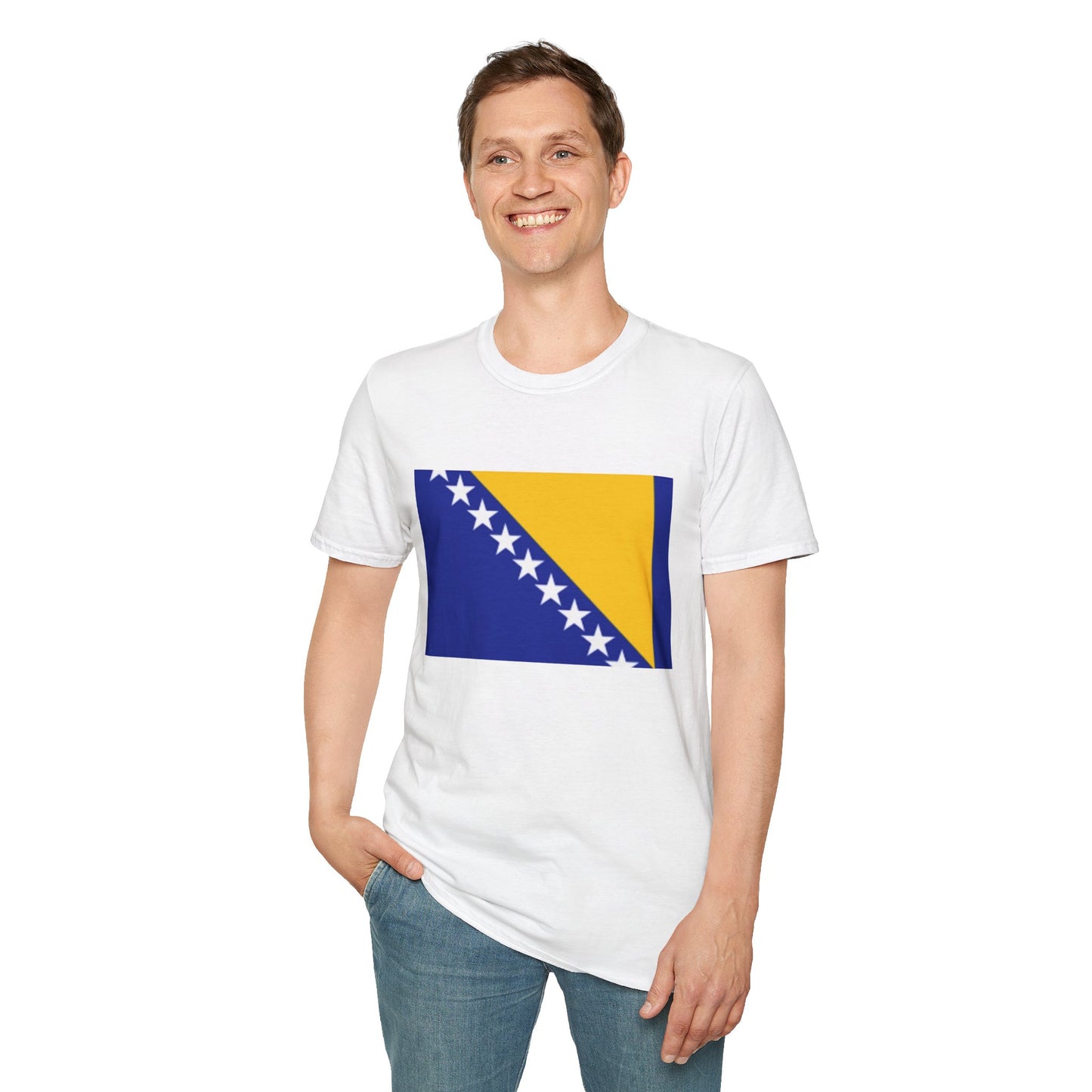 Unisex Softstyle T-Shirt -- Bosnia Herzegovina