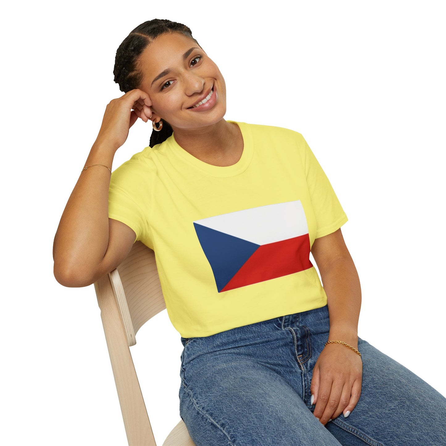 Unisex Softstyle T-Shirt -- Czechia