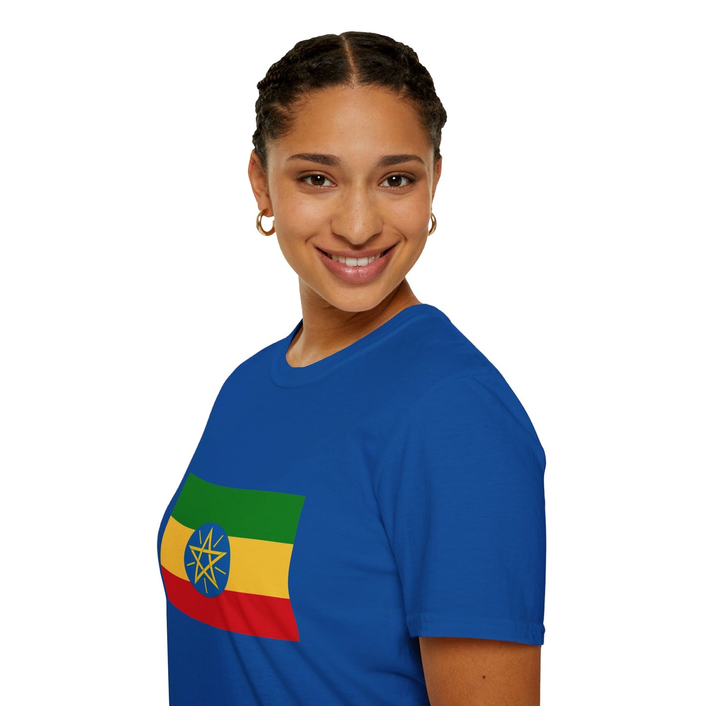 Unisex Softstyle T-Shirt -- Ethiopia Federal Flag