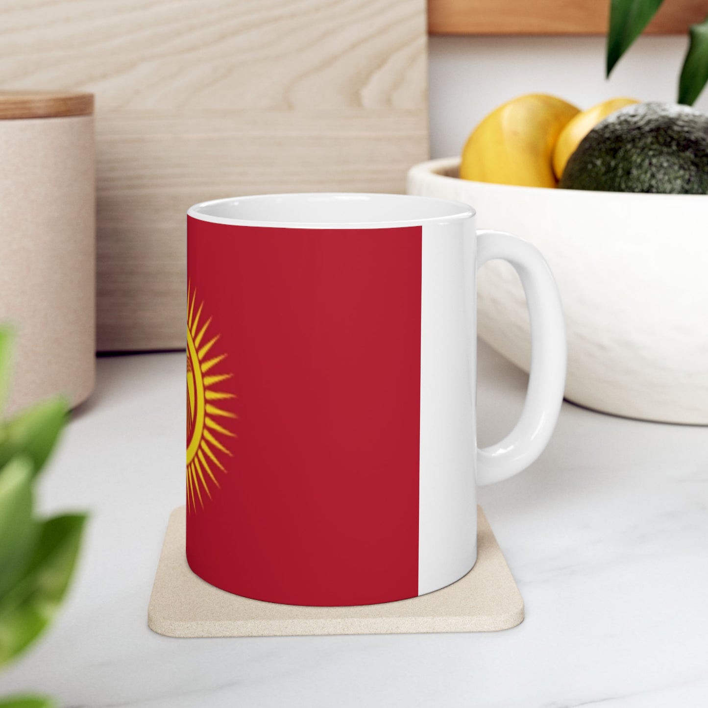 Ceramic Mug, 11oz -- Kyrgyzstan