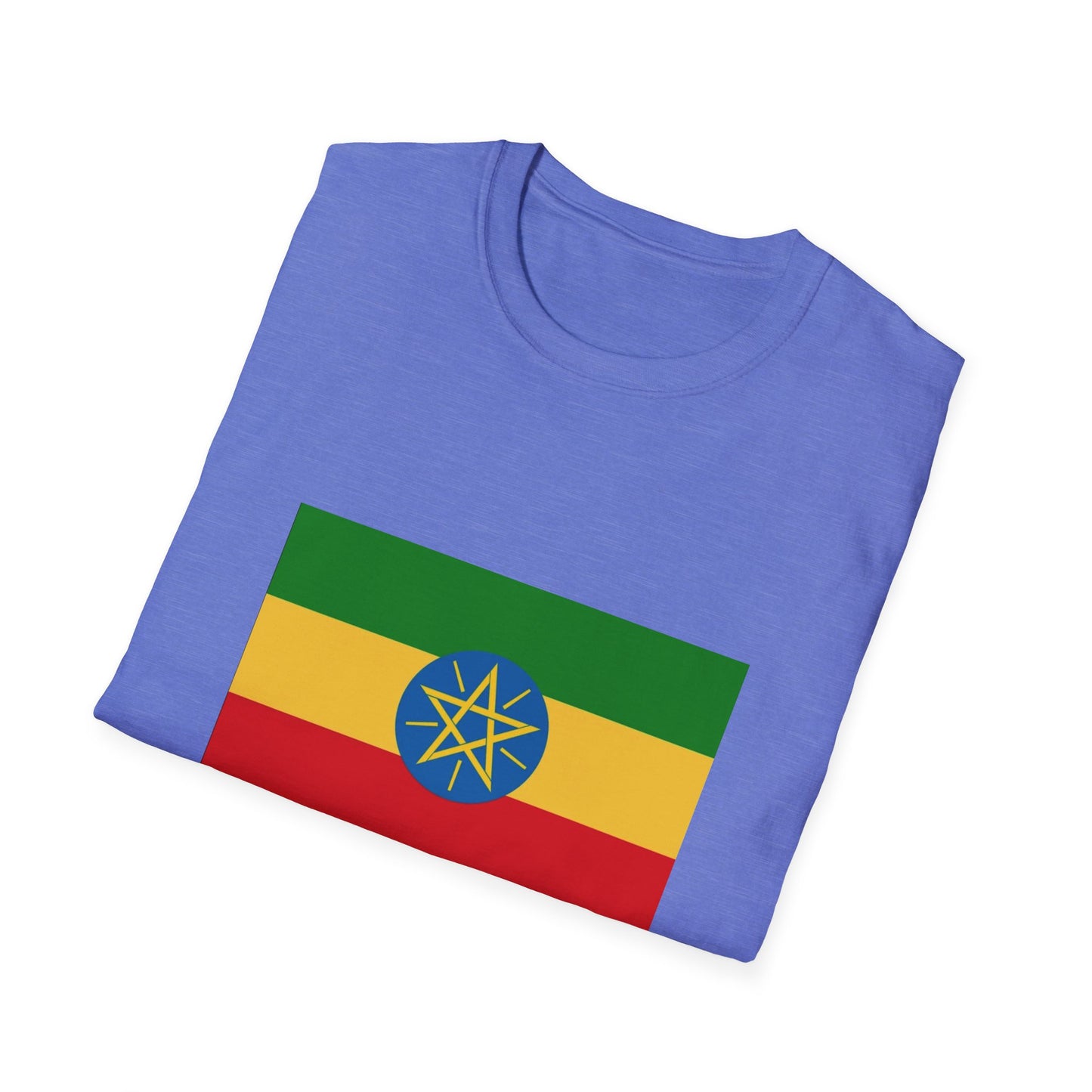 Unisex Softstyle T-Shirt -- Ethiopia Federal Flag
