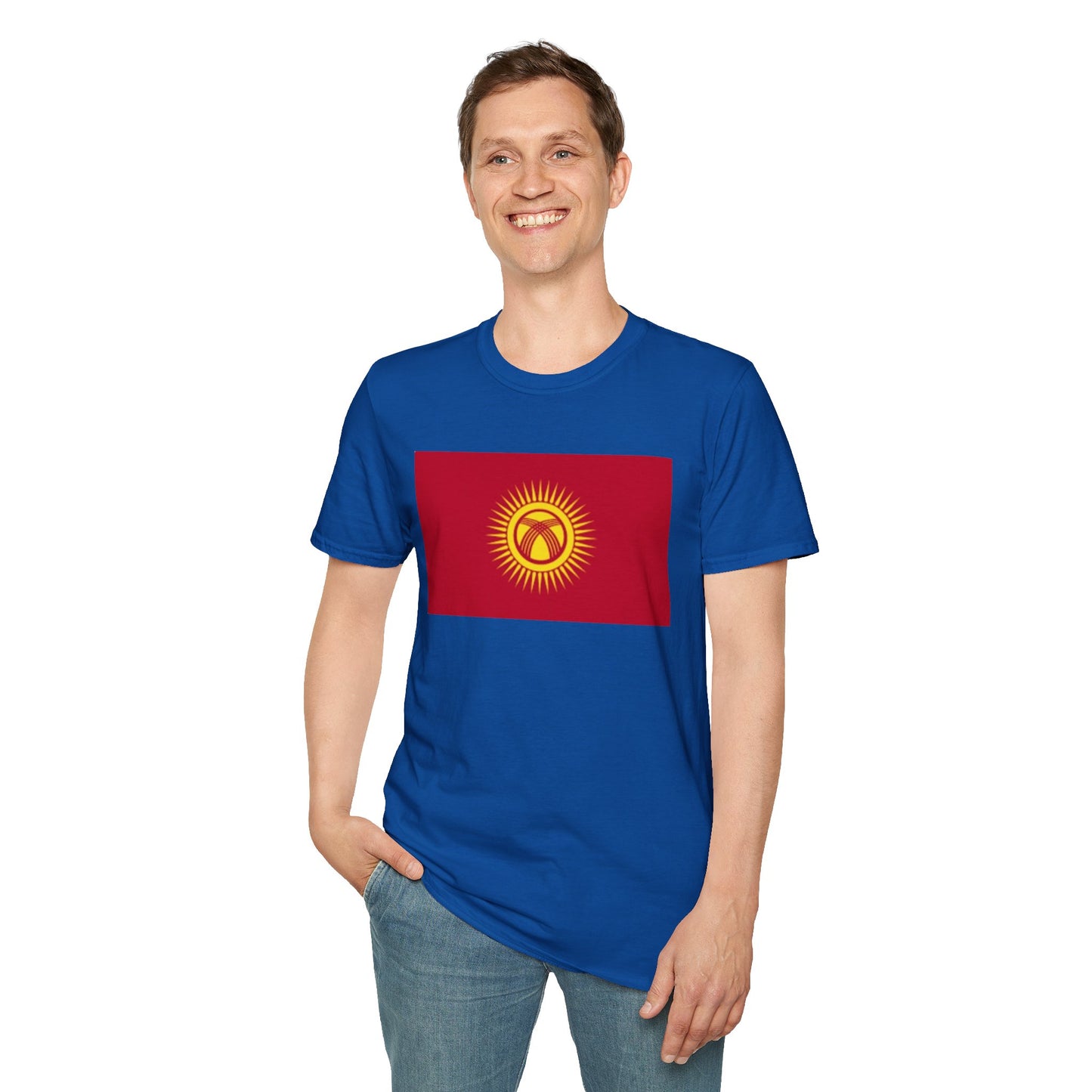 Unisex Softstyle T-Shirt -- Kyrgyzstan