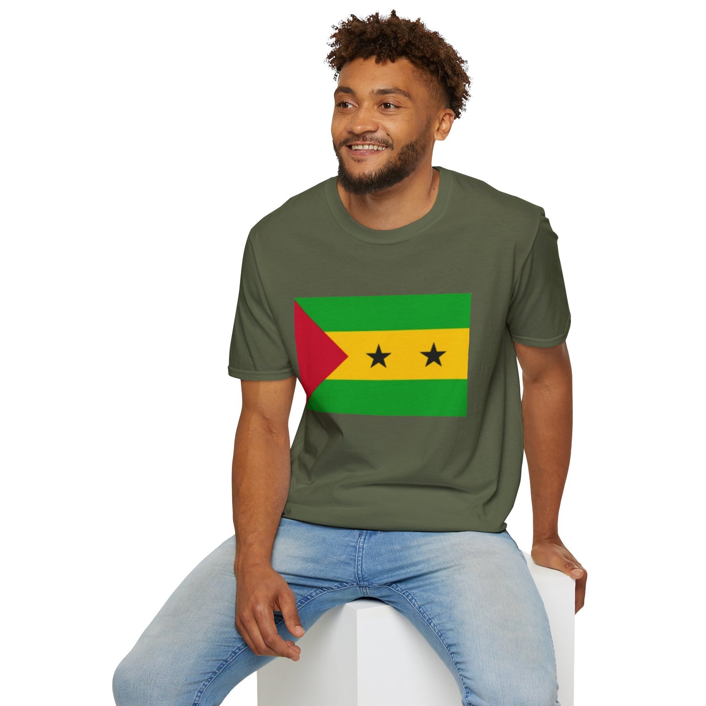 Unisex Softstyle T-Shirt -- Sao Tome and Principe