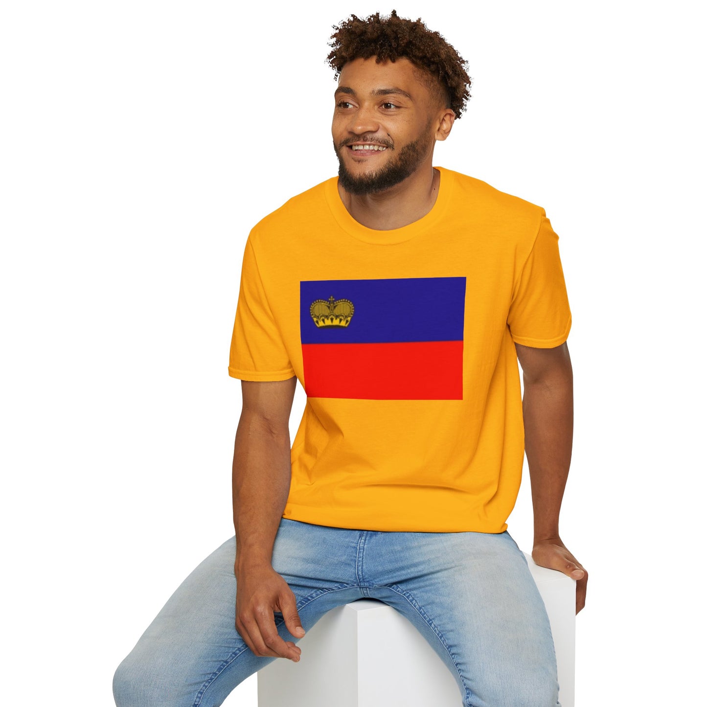 Unisex Softstyle T-Shirt -- Liechtenstein