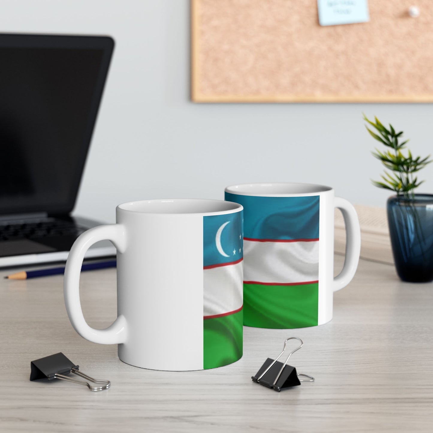 Ceramic Mug, 11oz -- Uzbekistan
