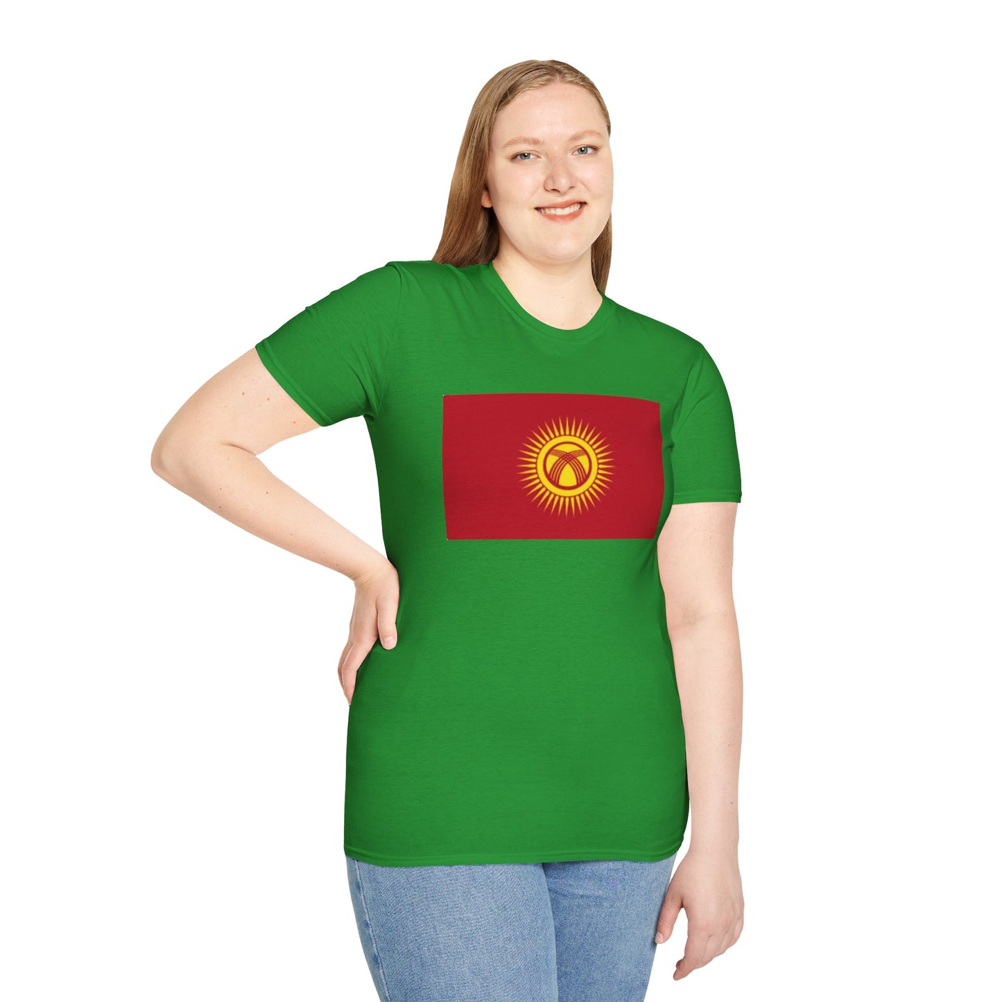 Unisex Softstyle T-Shirt -- Kyrgyzstan