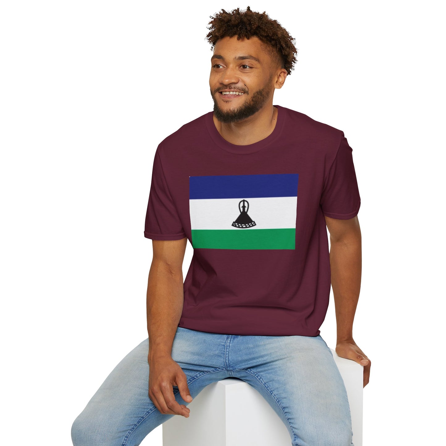 Unisex Softstyle T-Shirt -- Lesotho