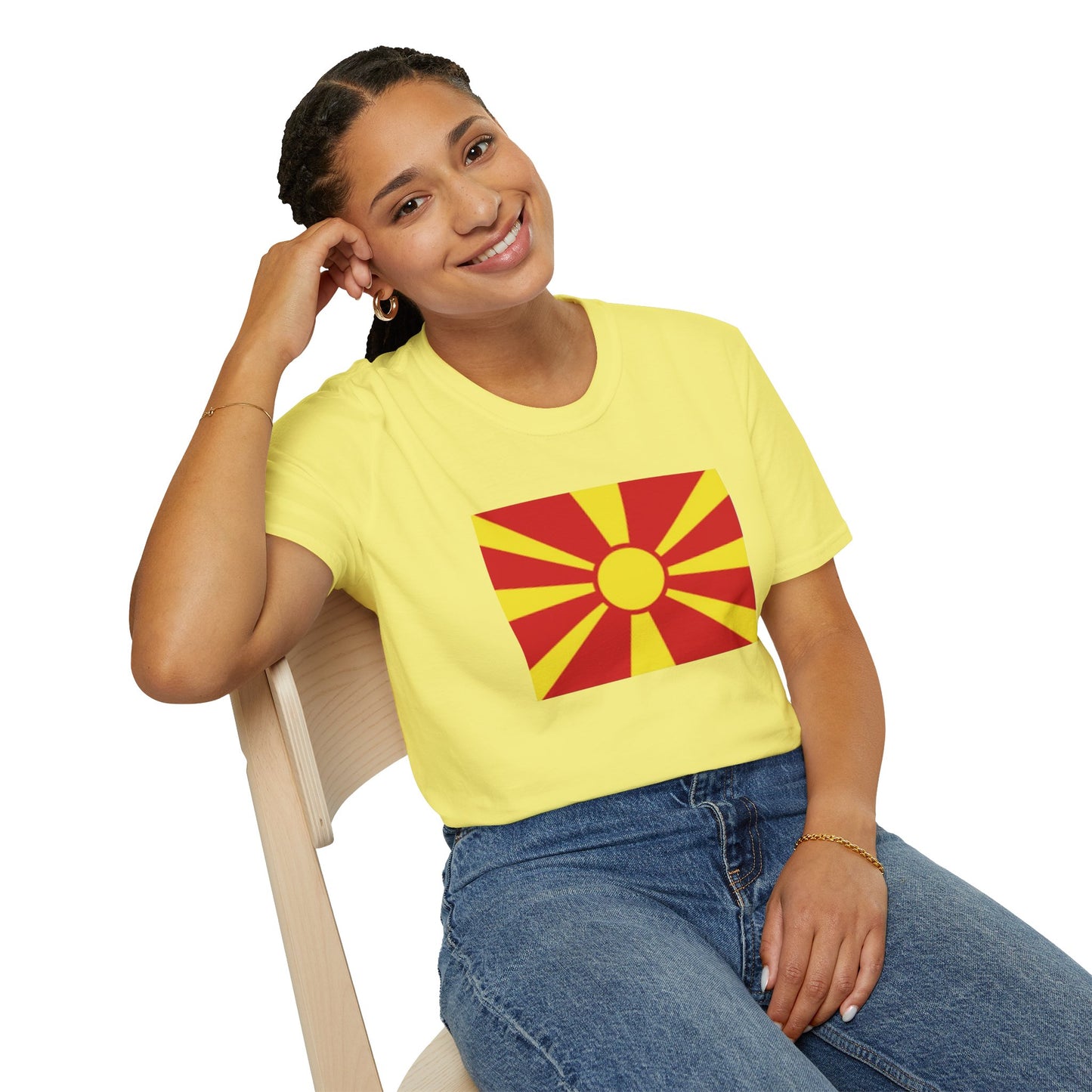 Unisex Softstyle T-Shirt -- North Macedonia