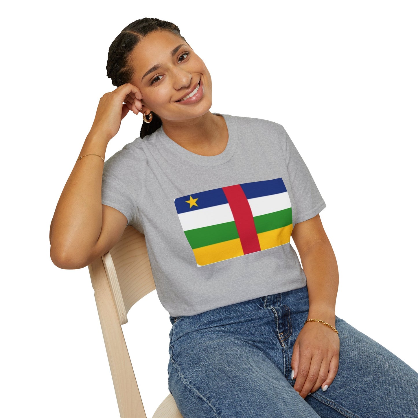 Unisex Softstyle T-Shirt - Central African Republic