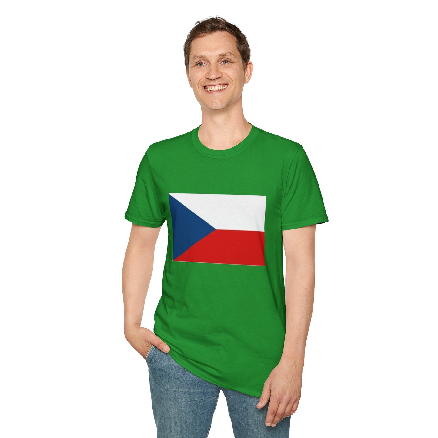 Unisex Softstyle T-Shirt -- Czechia