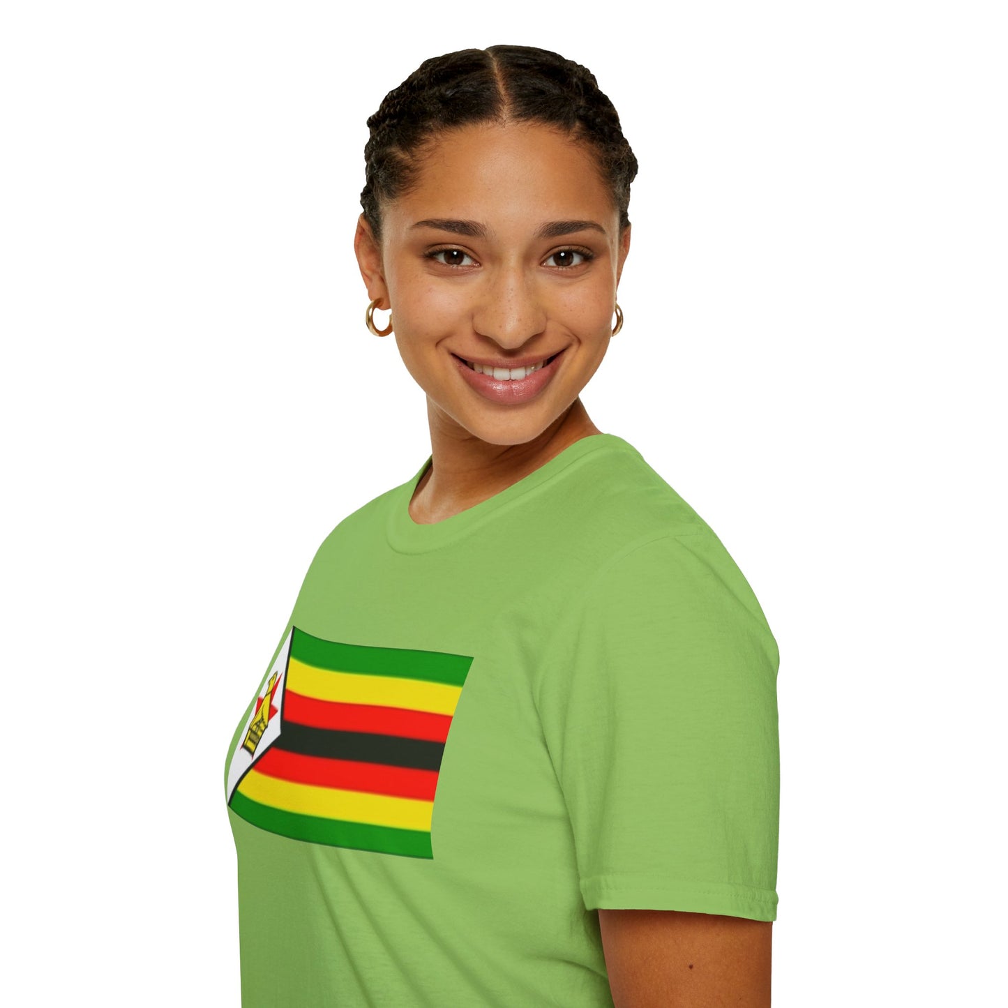 Unisex Softstyle T-Shirt -- Zimbabwe