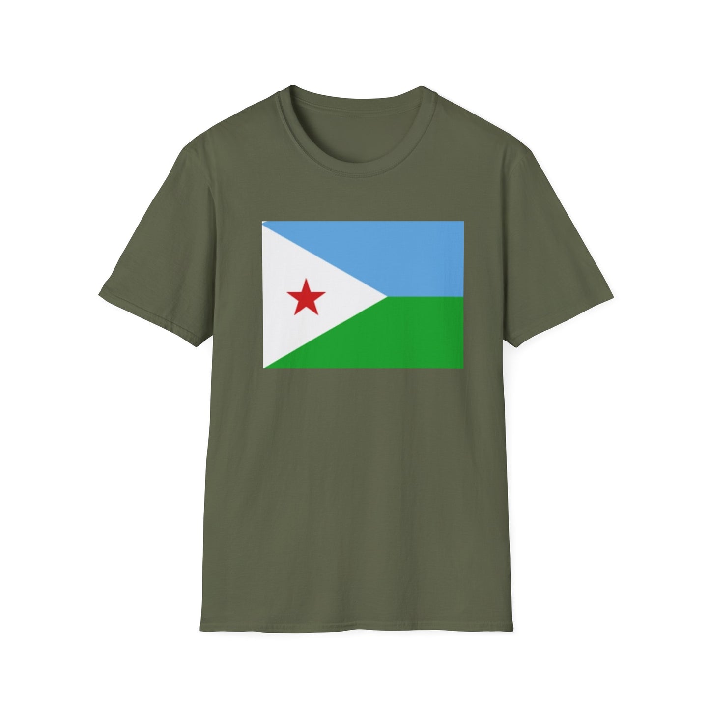 Unisex Softstyle T-Shirt -- Djibouti