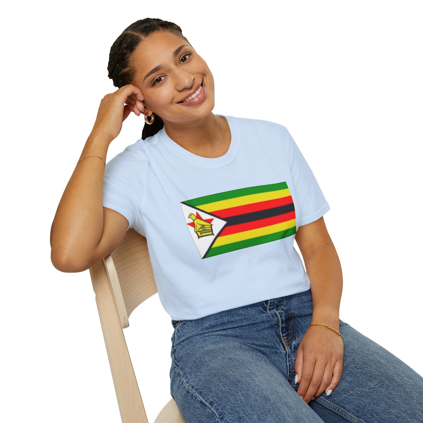 Unisex Softstyle T-Shirt -- Zimbabwe