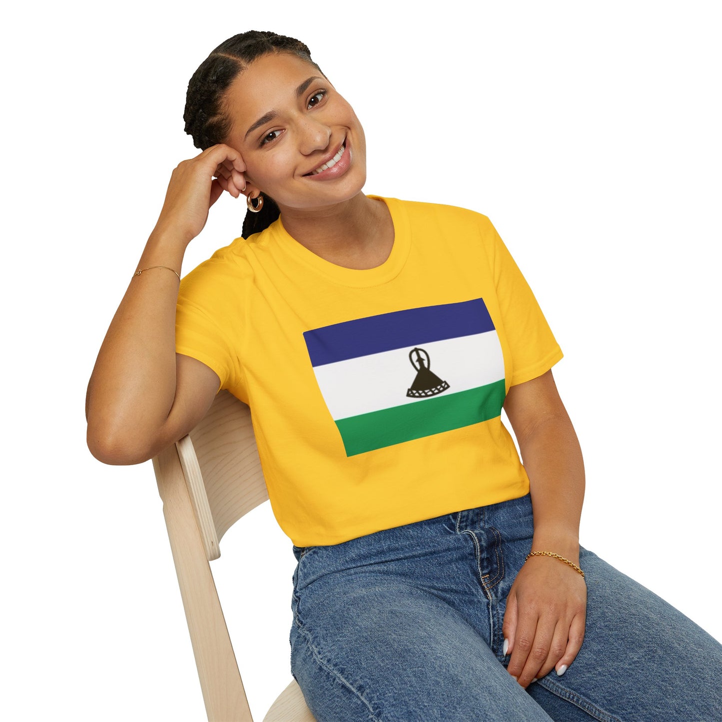 Unisex Softstyle T-Shirt -- Lesotho