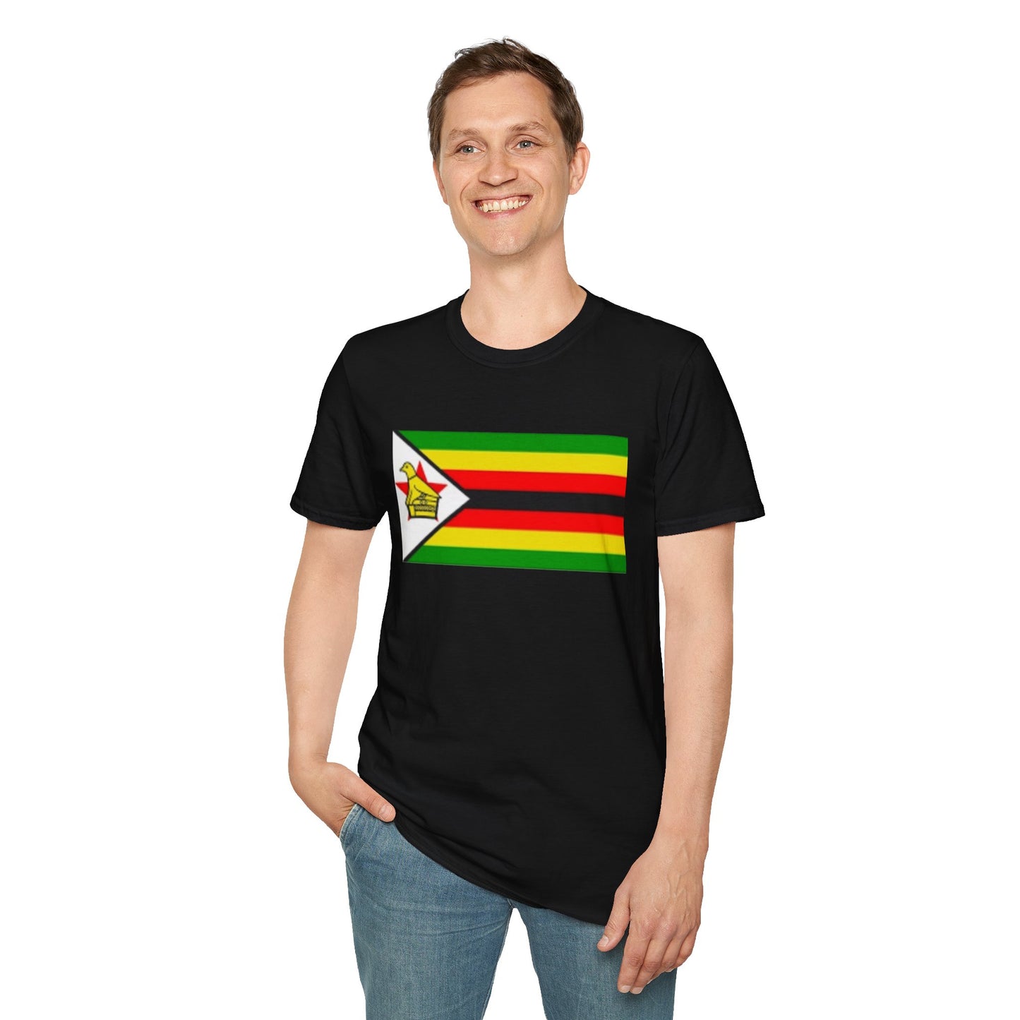 Unisex Softstyle T-Shirt -- Zimbabwe
