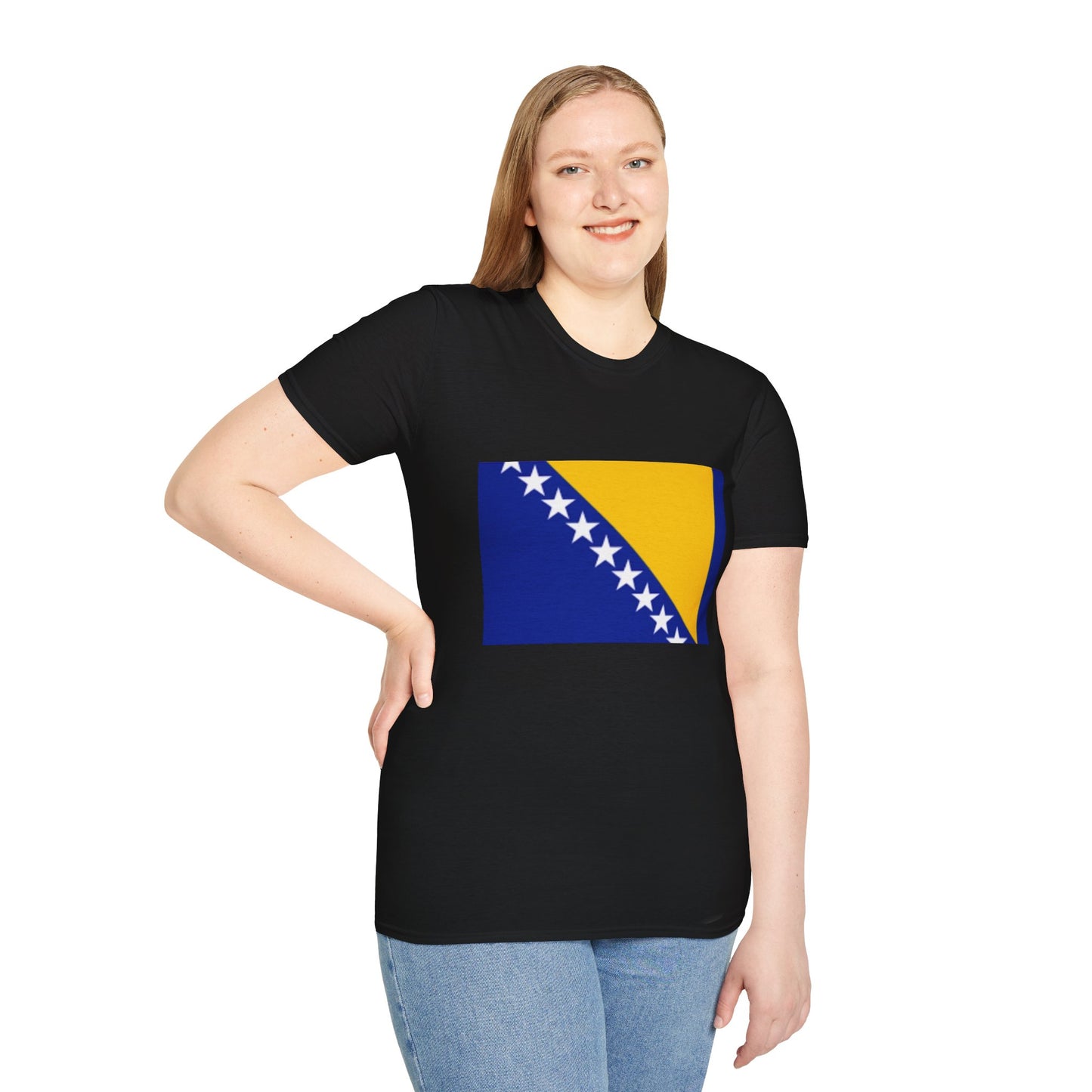 Unisex Softstyle T-Shirt -- Bosnia Herzegovina