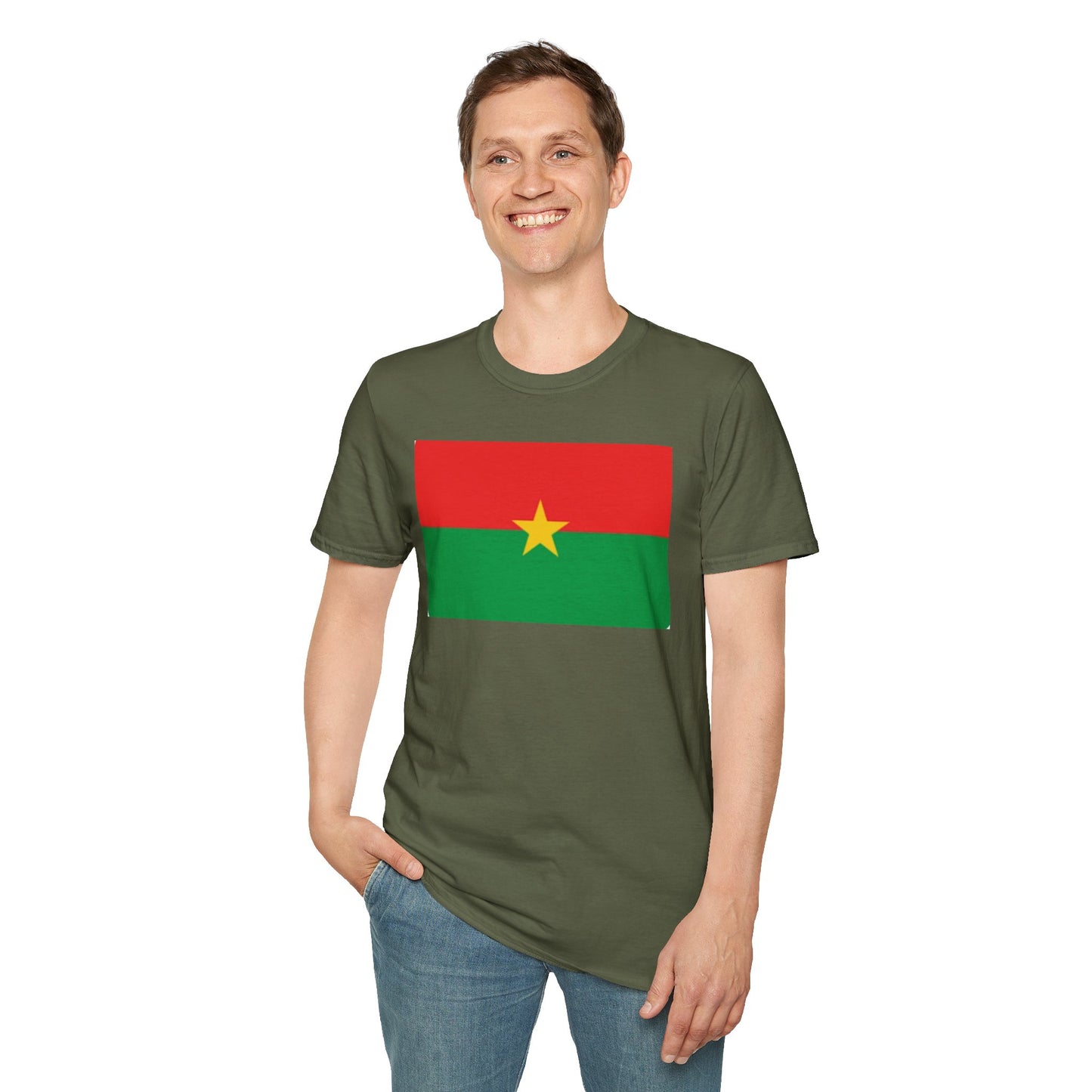 Unisex Softstyle T-Shirt -- Burkina Faso