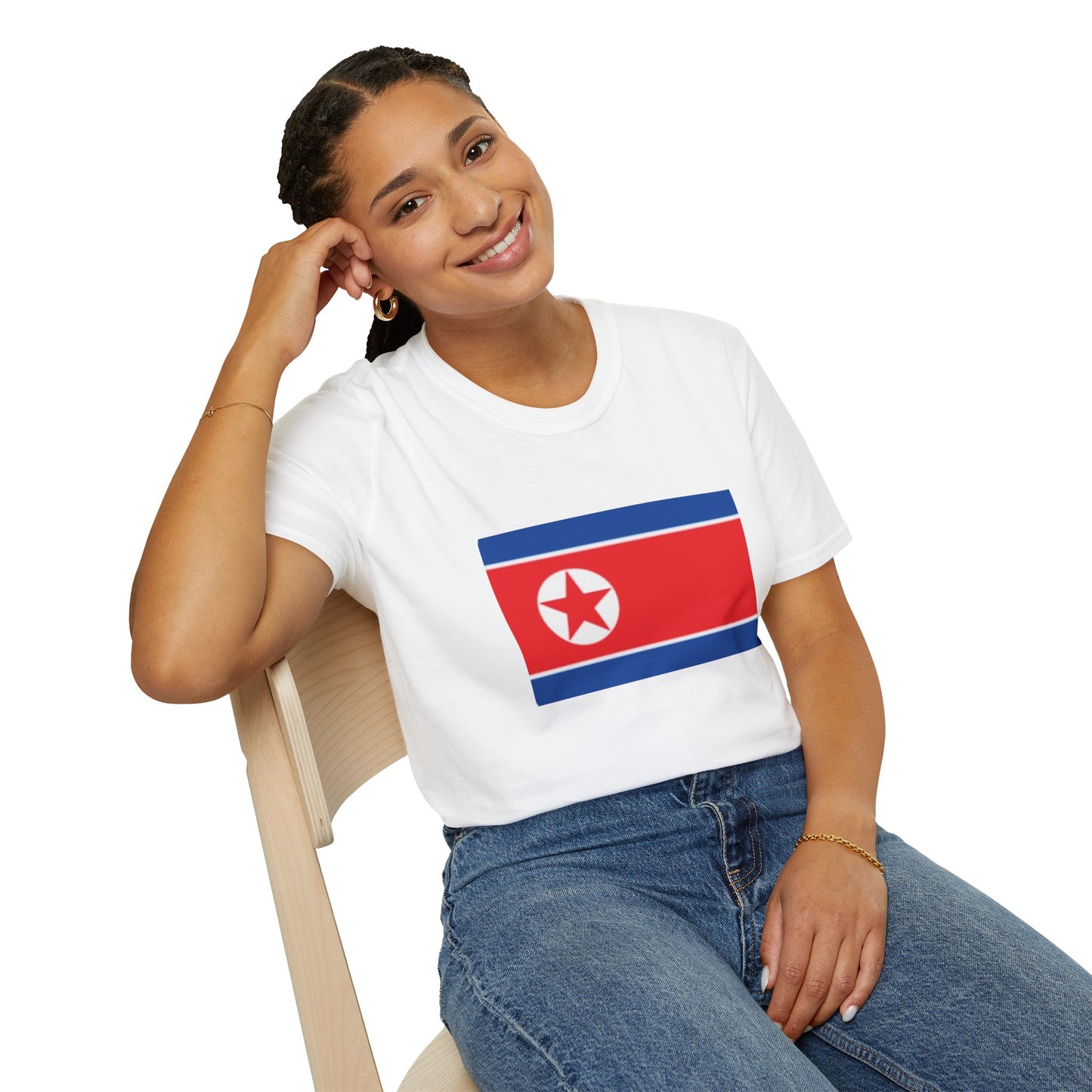 Unisex Softstyle T-Shirt -- North Korea
