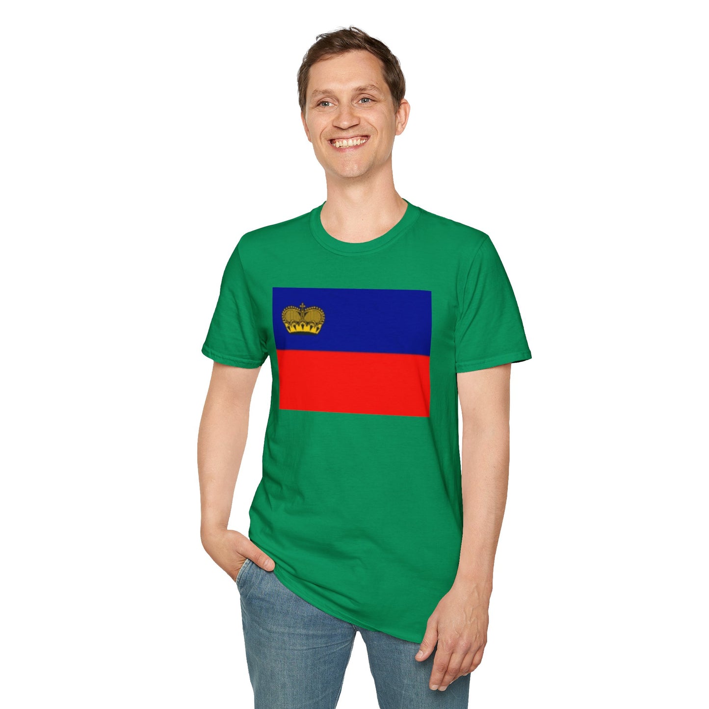 Unisex Softstyle T-Shirt -- Liechtenstein