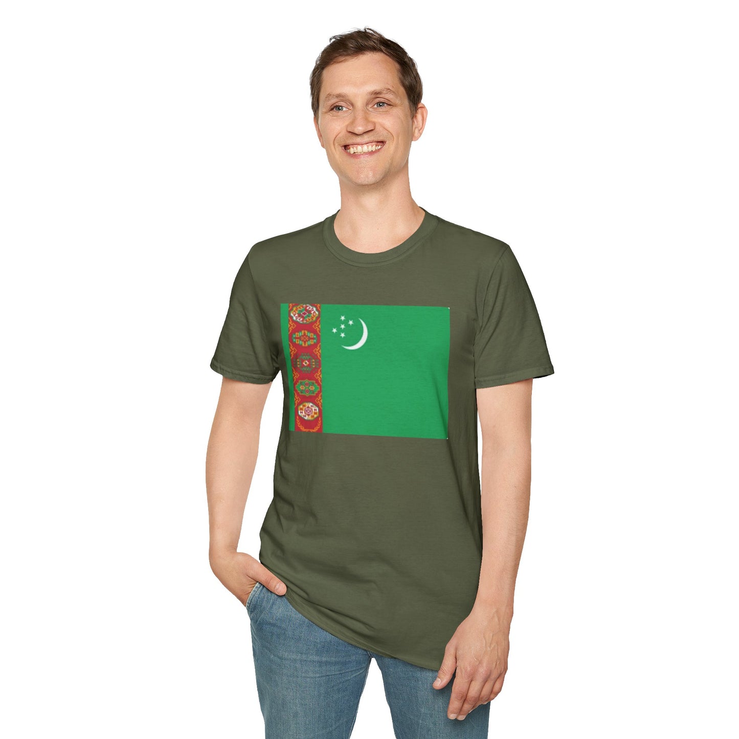 Unisex Softstyle T-Shirt -- Turkmenistan