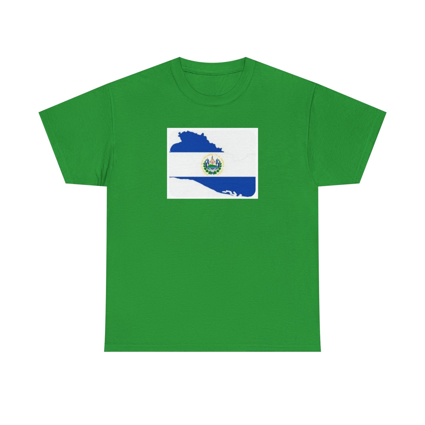 Unisex Heavy Cotton Tee -- el Salvador flag and map