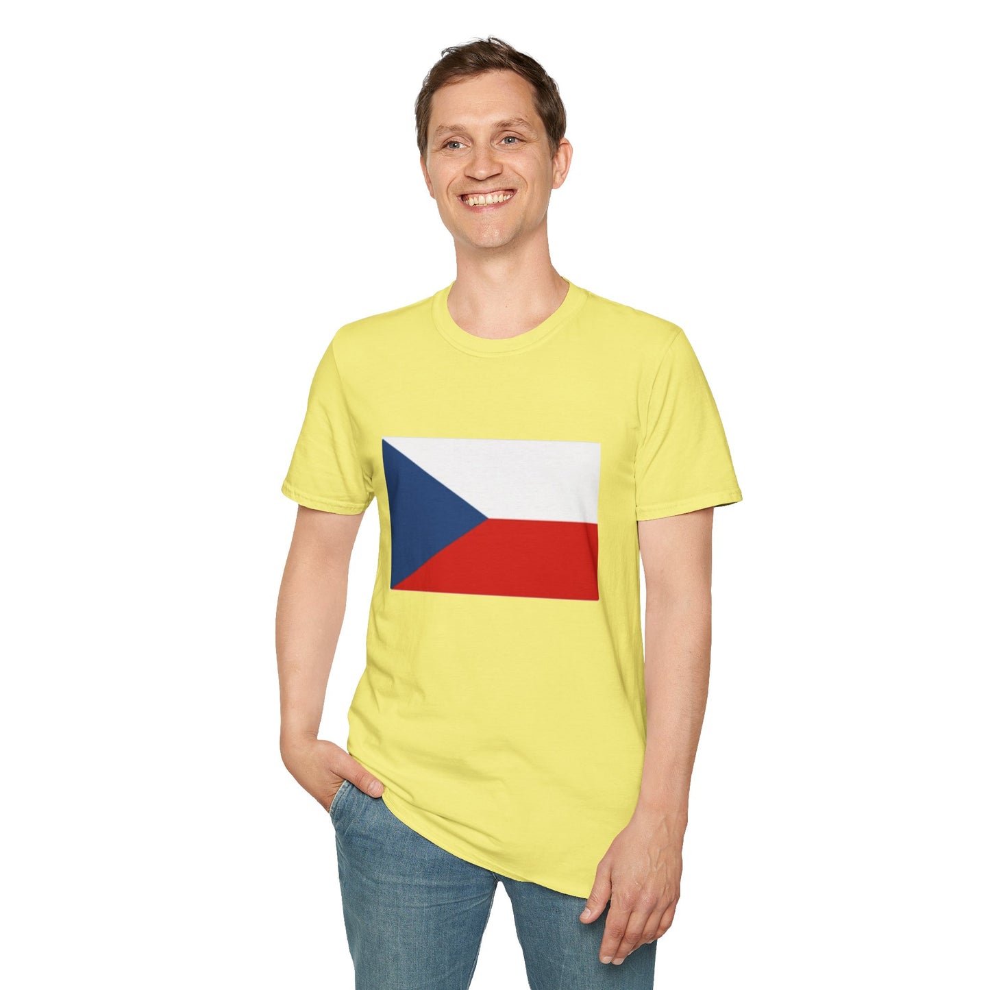 Unisex Softstyle T-Shirt -- Czechia