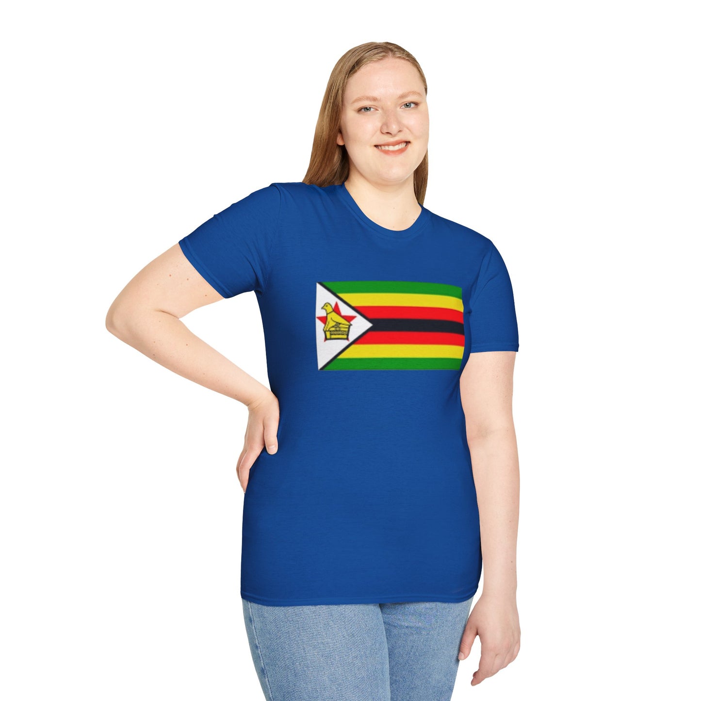 Unisex Softstyle T-Shirt -- Zimbabwe