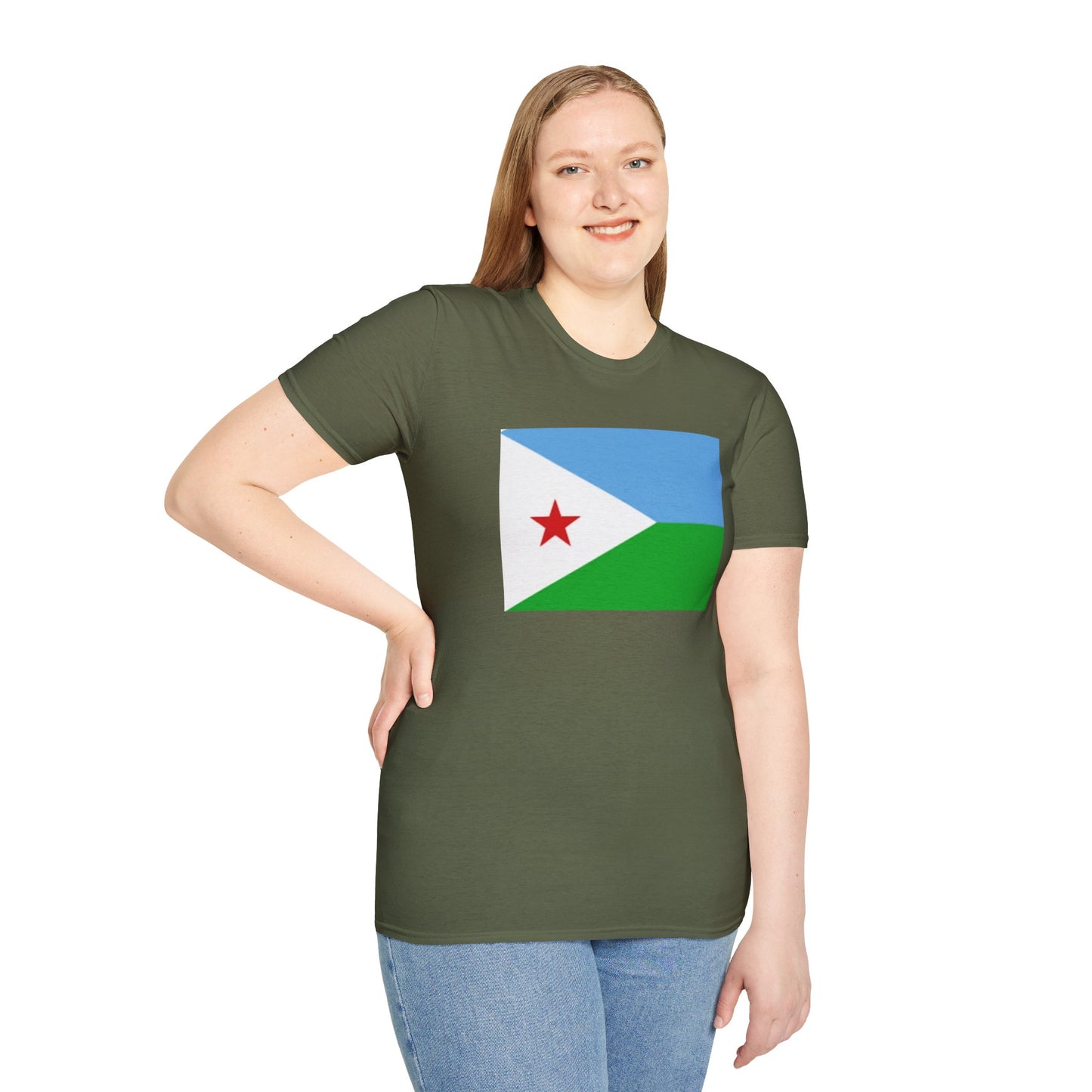 Unisex Softstyle T-Shirt -- Djibouti