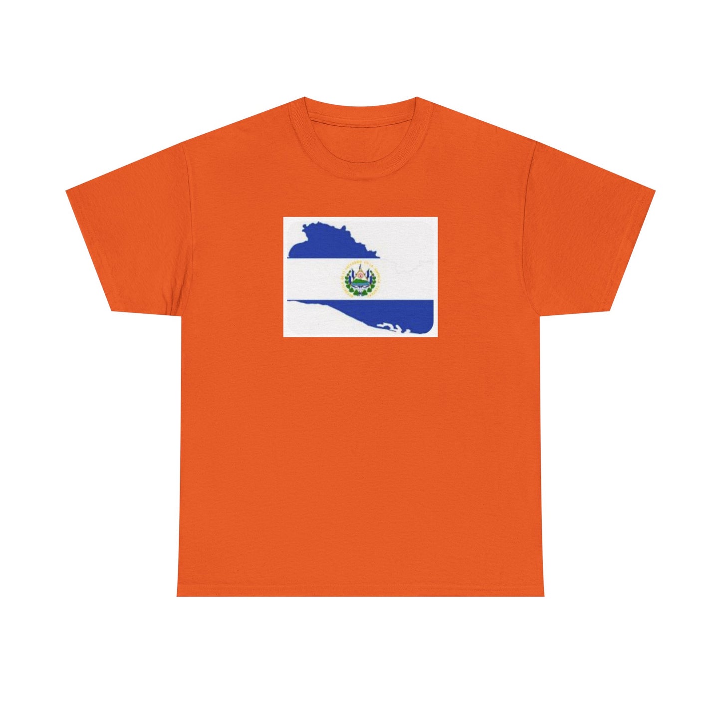 Unisex Heavy Cotton Tee -- el Salvador flag and map