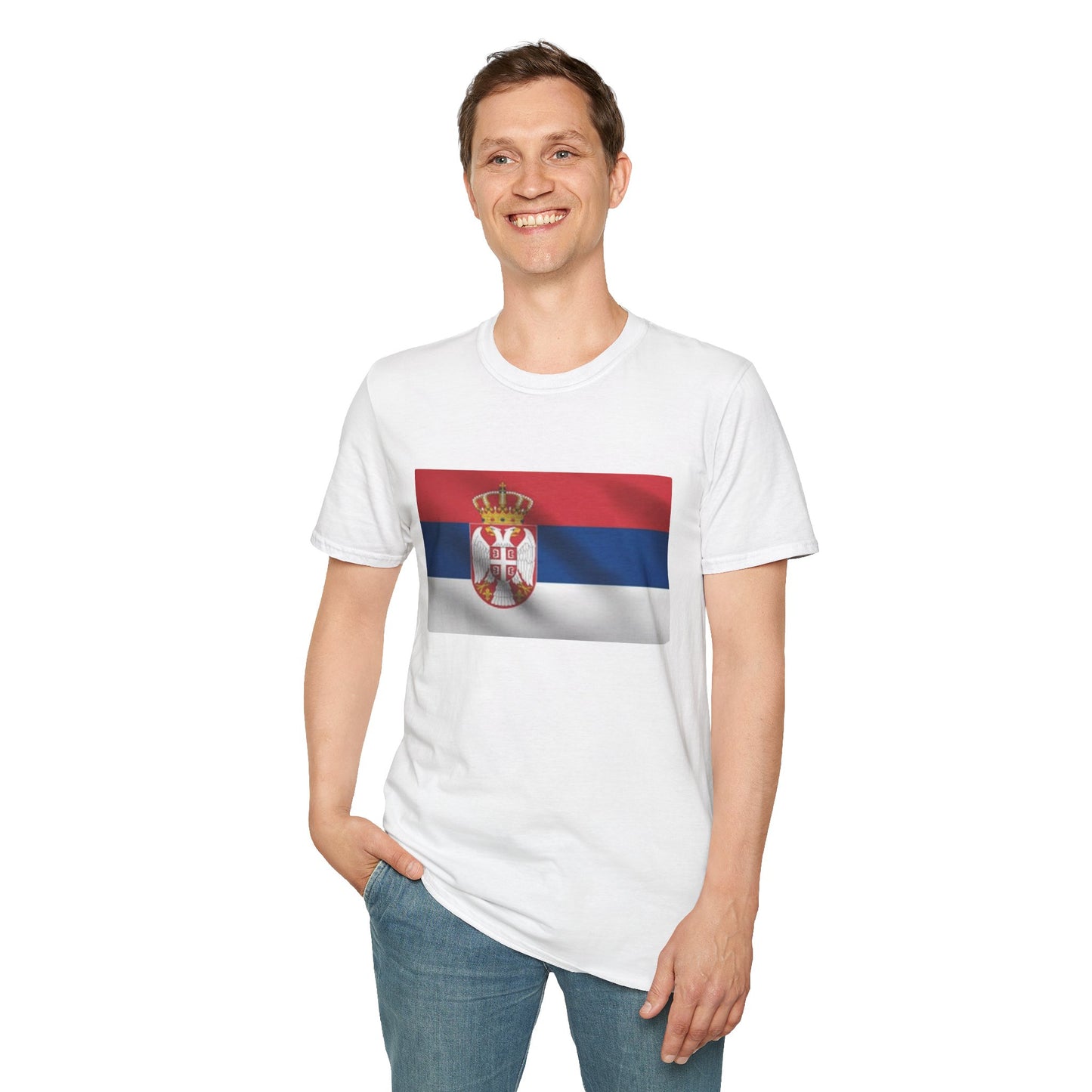 Unisex Softstyle T-Shirt -- Serbia