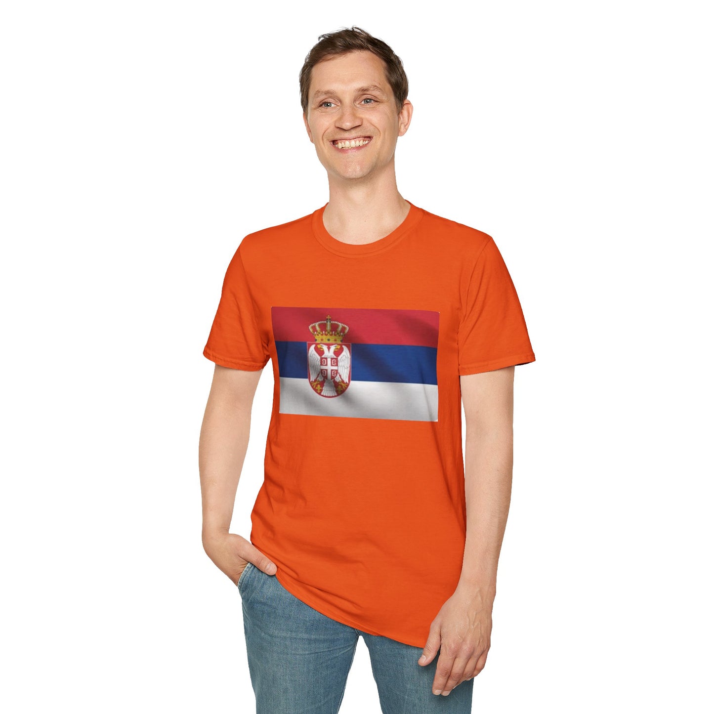 Unisex Softstyle T-Shirt -- Serbia