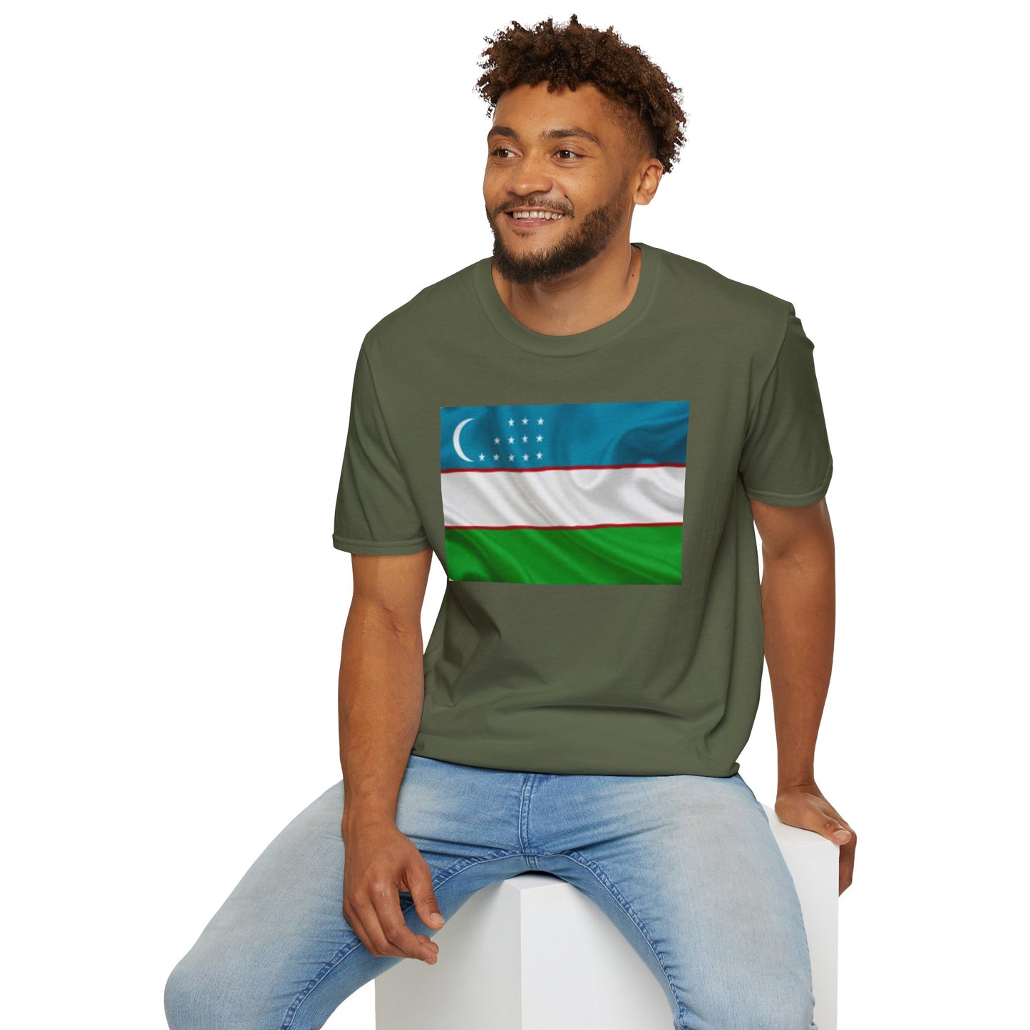 Unisex Softstyle T-Shirt -- Uzbekistan