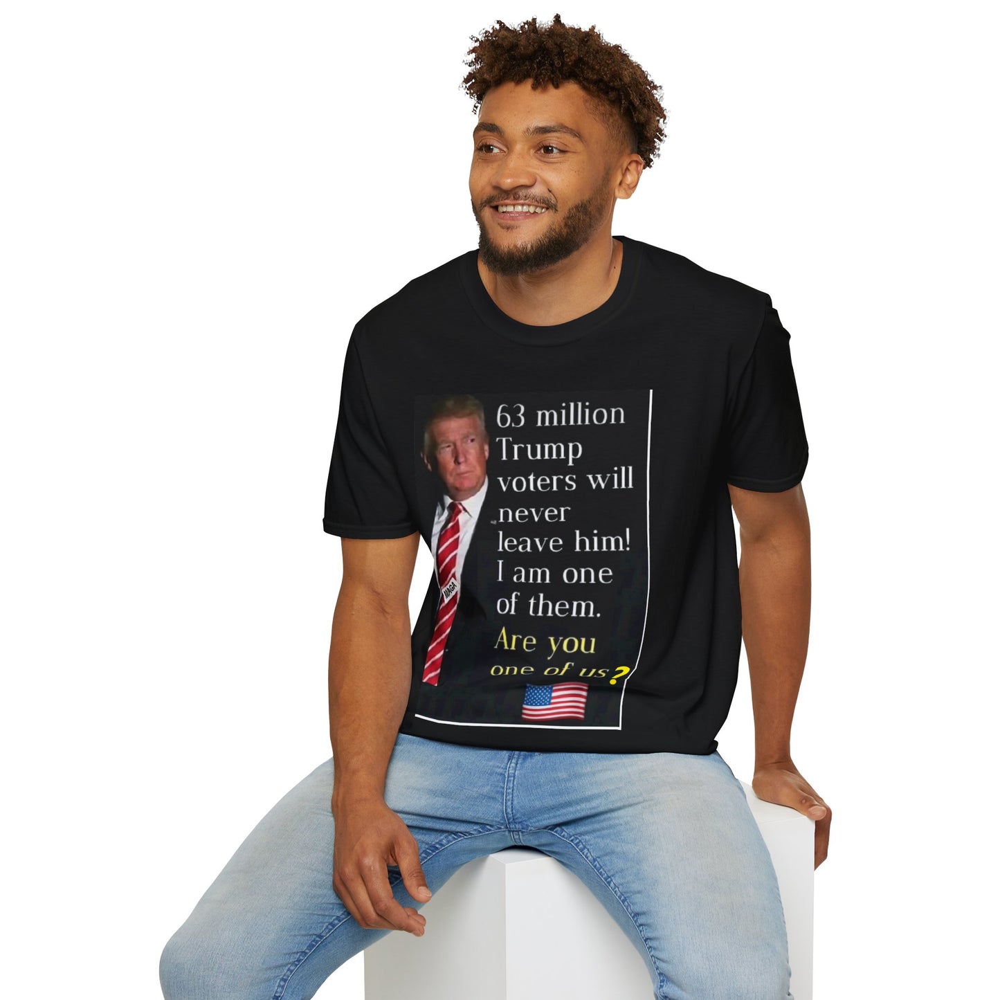 Unisex Softstyle T-Shirt -- Trump 2024