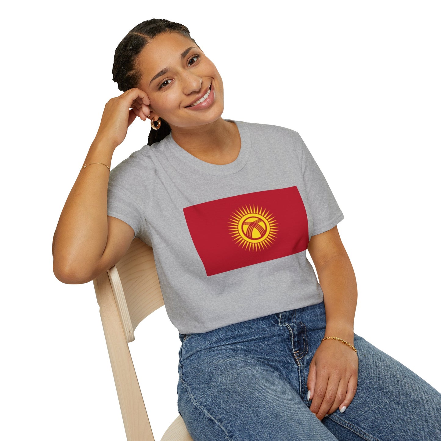 Unisex Softstyle T-Shirt -- Kyrgyzstan