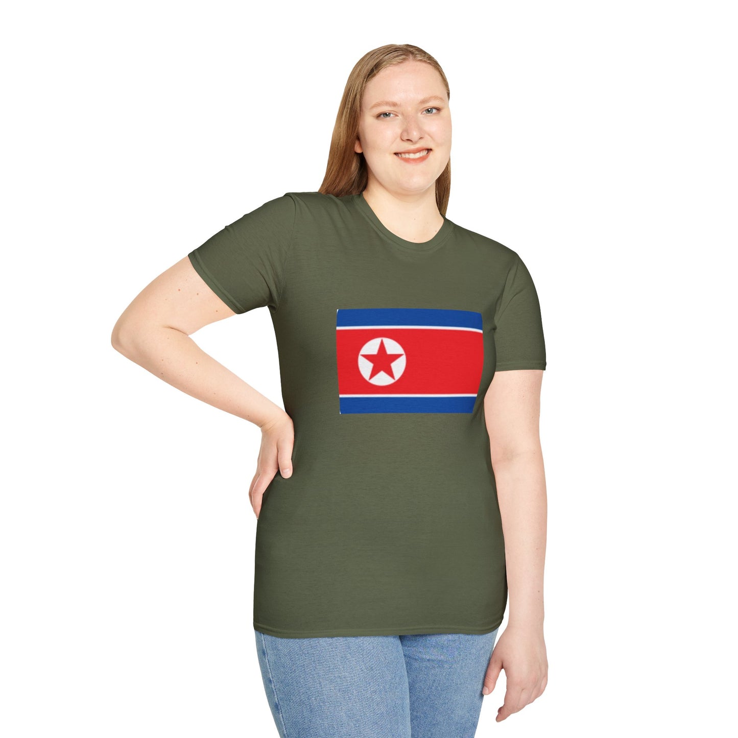 Unisex Softstyle T-Shirt -- North Korea