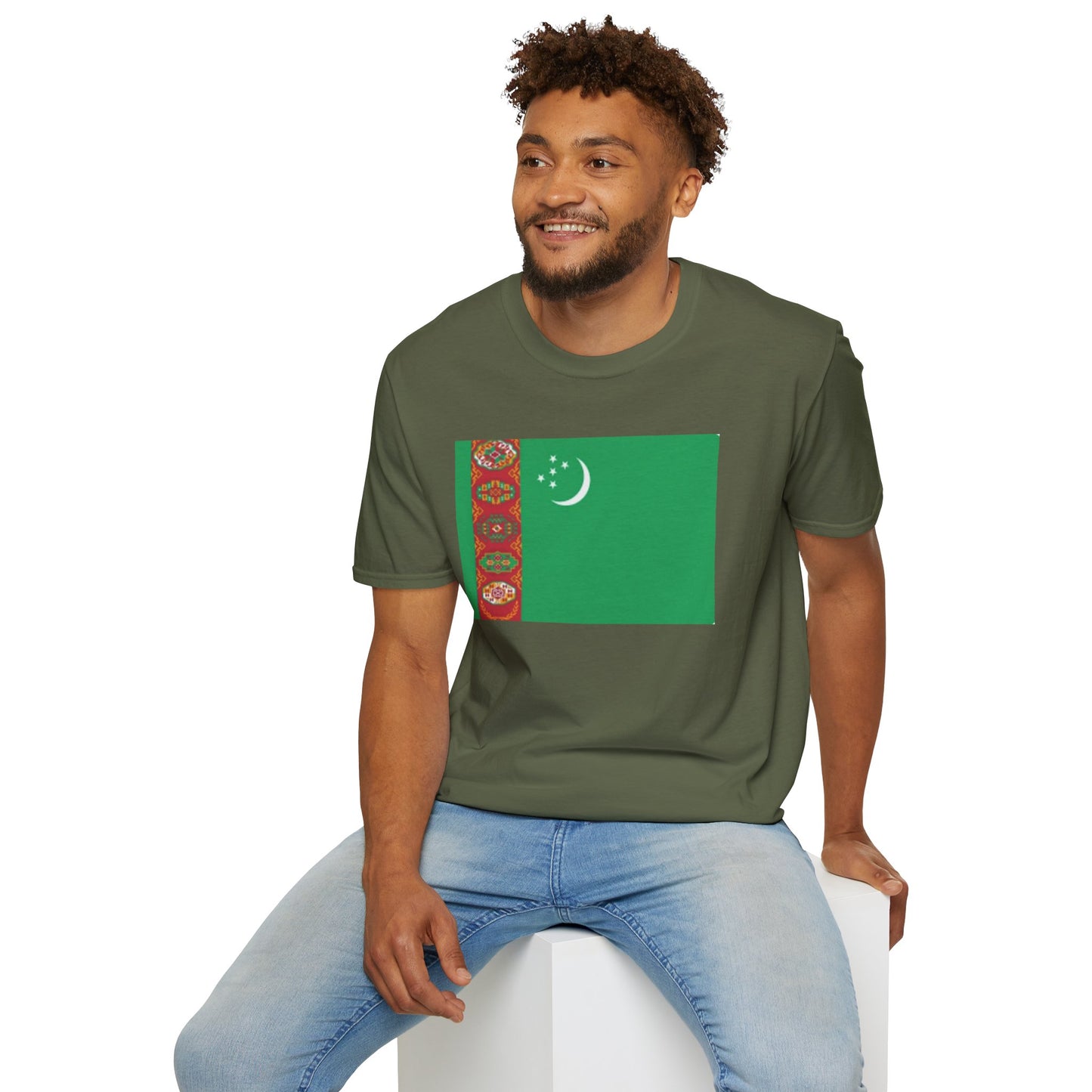 Unisex Softstyle T-Shirt -- Turkmenistan