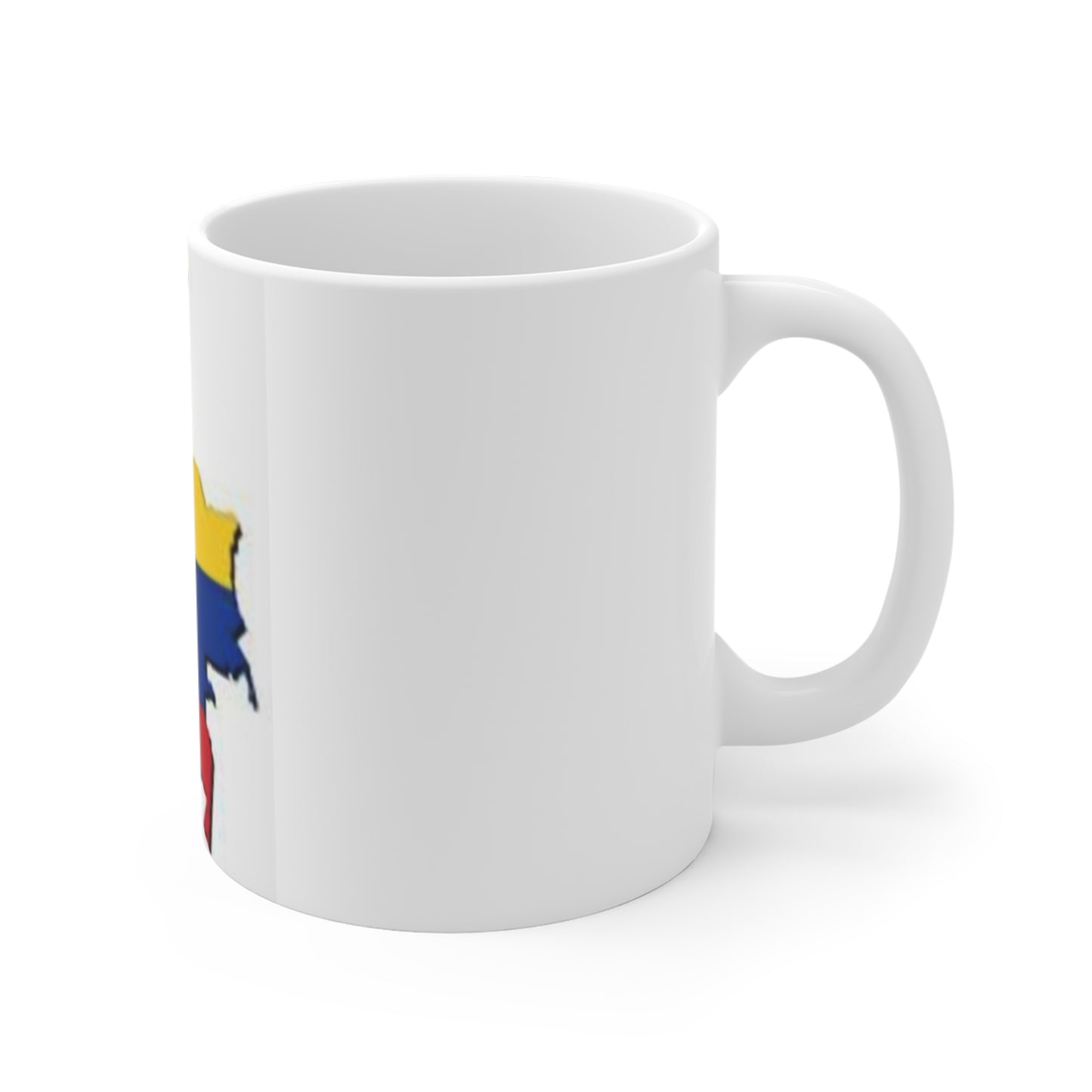 Mug 11oz -- Colombia flag and map