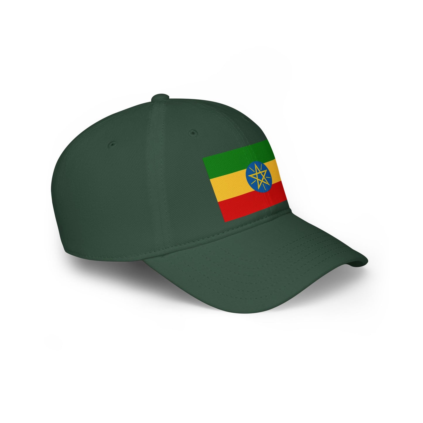 Low Profile Baseball Cap -- Ethiopian Federal Flag