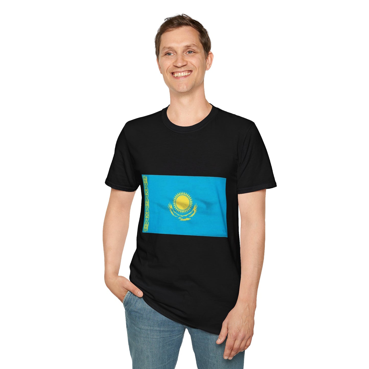 Unisex Softstyle T-Shirt -- Kazakhstan