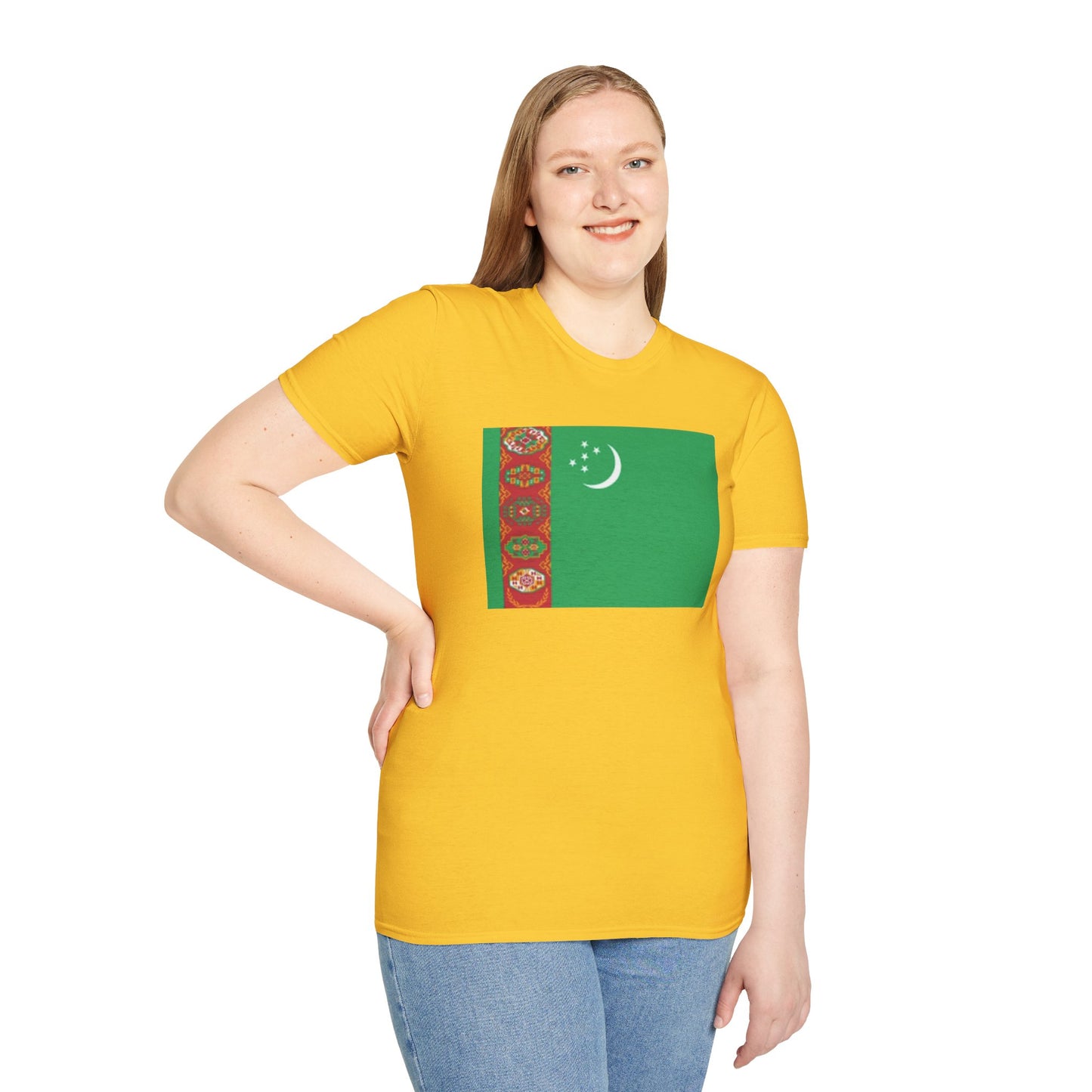 Unisex Softstyle T-Shirt -- Turkmenistan