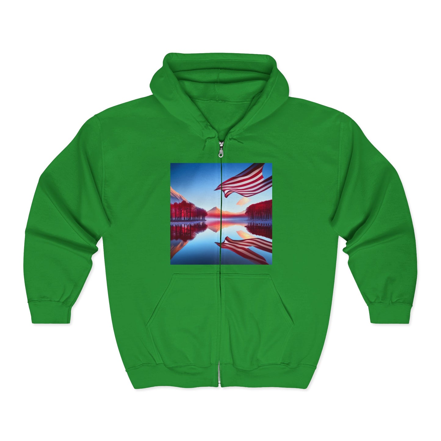 Unisex Heavy Blend™ Full Zip Hooded Sweatshirt ,-- USA
