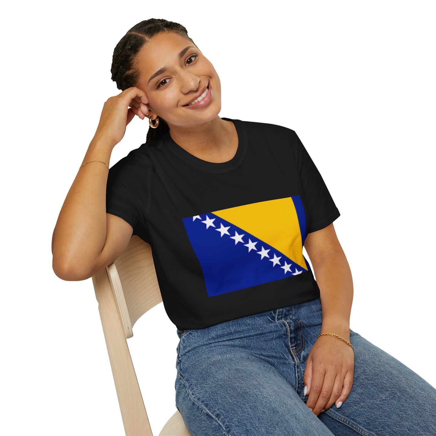 Unisex Softstyle T-Shirt -- Bosnia Herzegovina