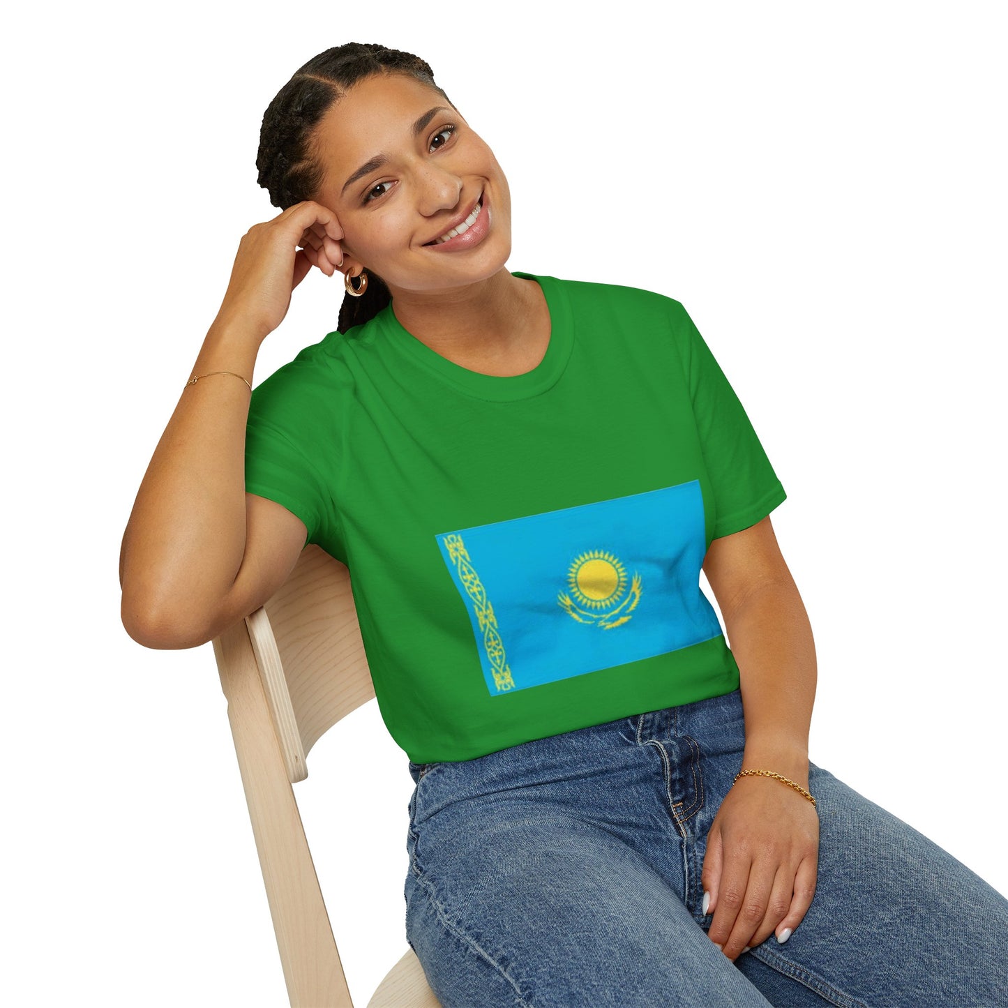 Unisex Softstyle T-Shirt -- Kazakhstan