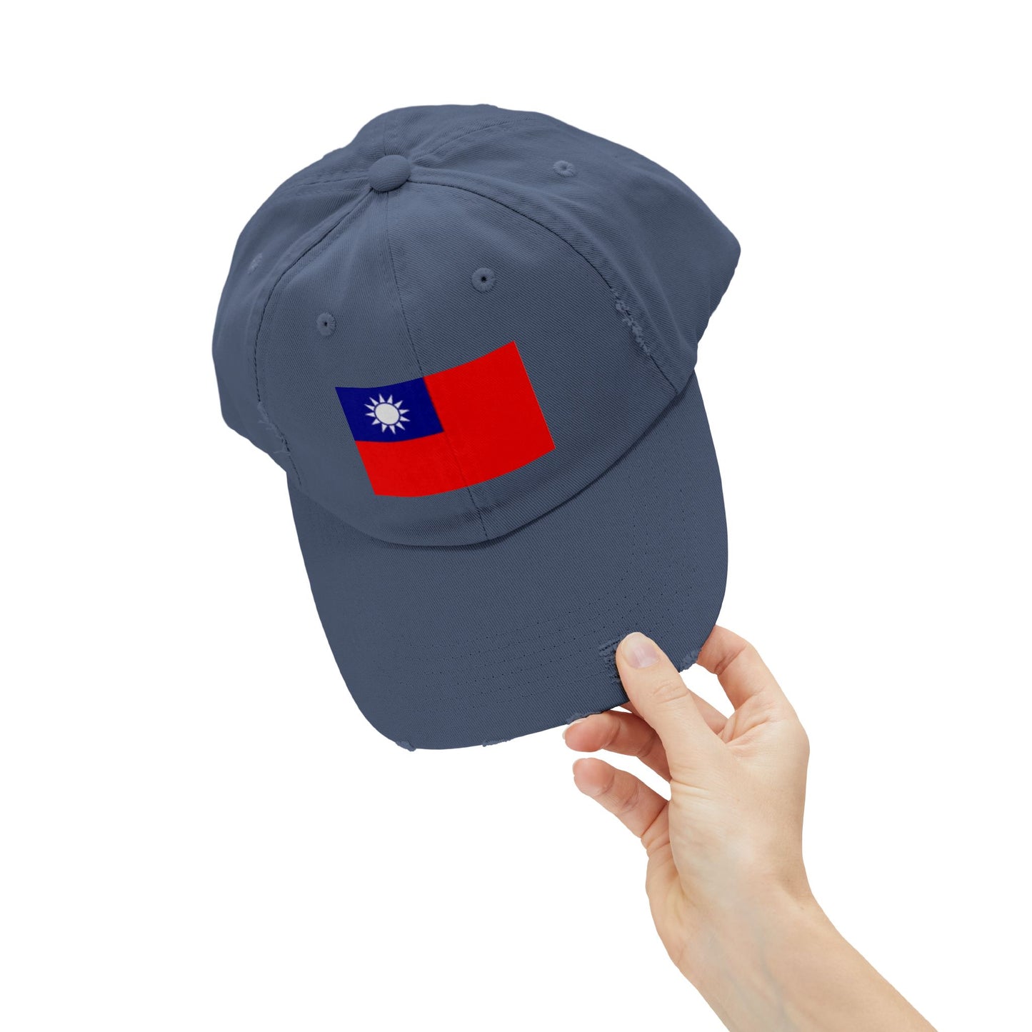 Unisex Distressed Cap -- Taiwan