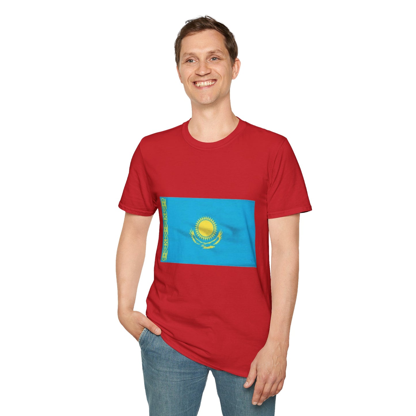 Unisex Softstyle T-Shirt -- Kazakhstan